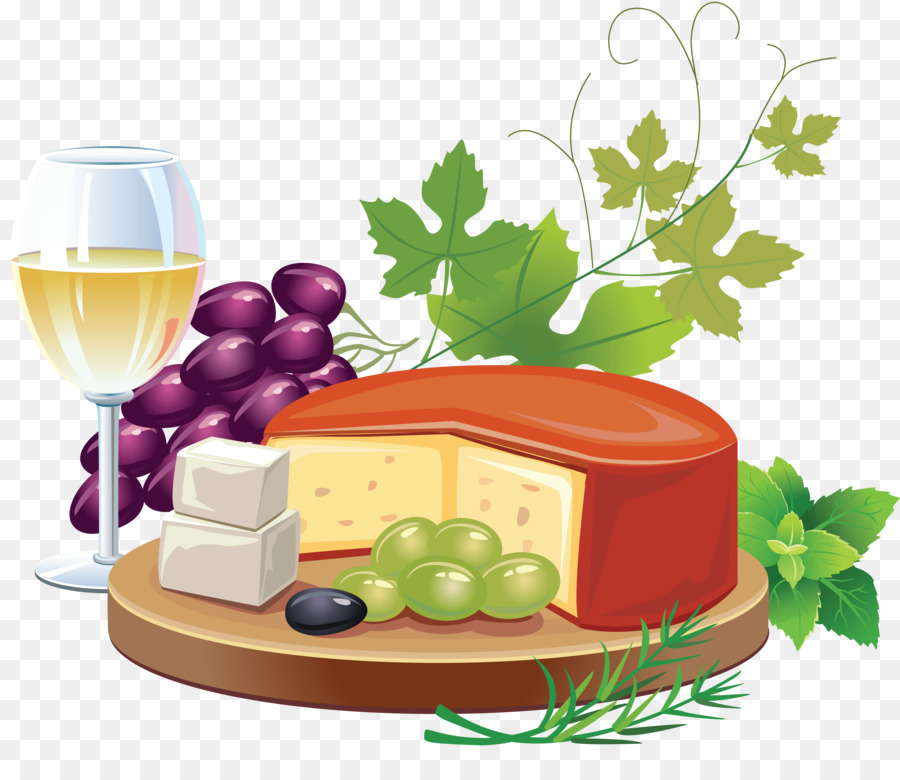 french cheese and wine animated