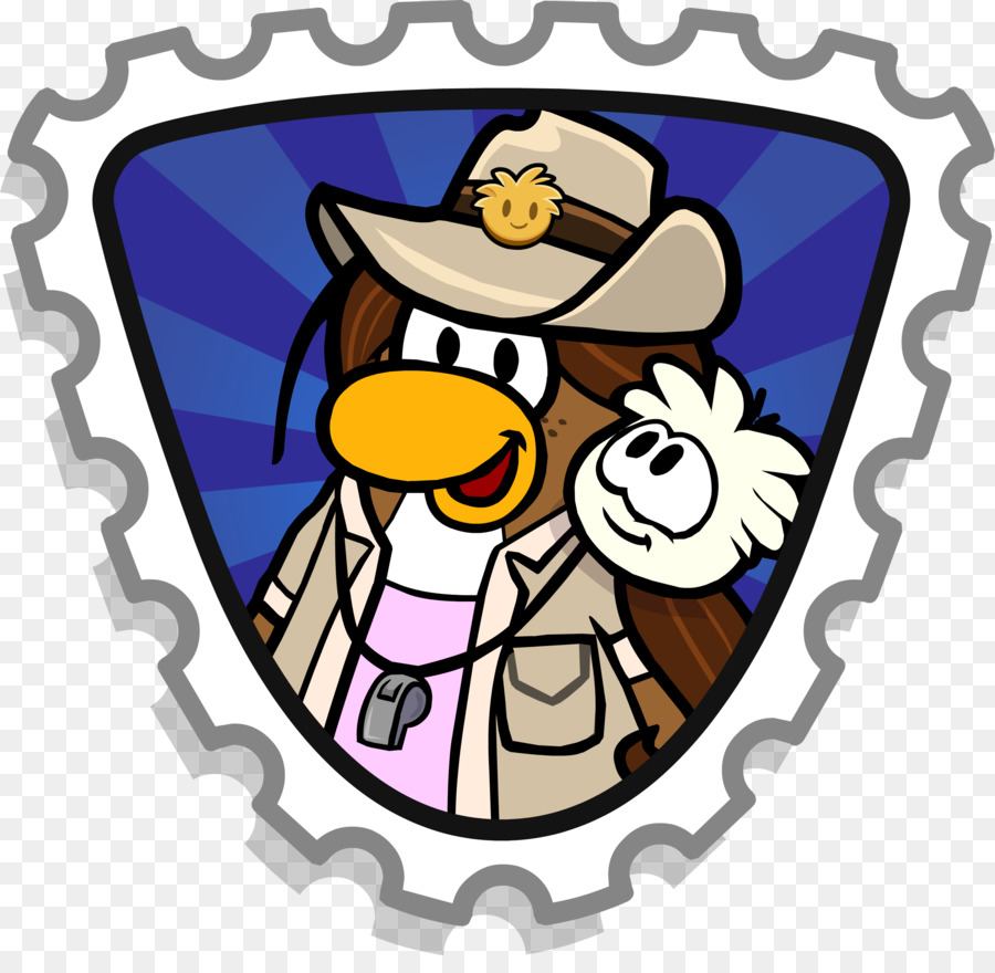 Club Penguin Video Game Clip Art - Briefmarken