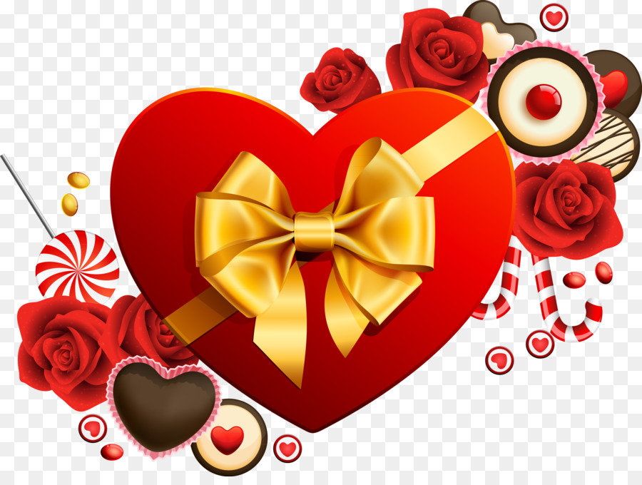 Valentinstag Süßesten Tag Begrüßung & Hinweis-Karten, Clip art - Valentinstag