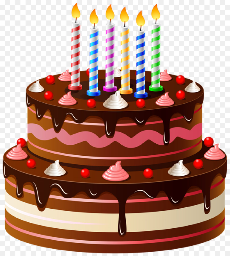 Birthday cake number 2 vector PNG - Similar PNG