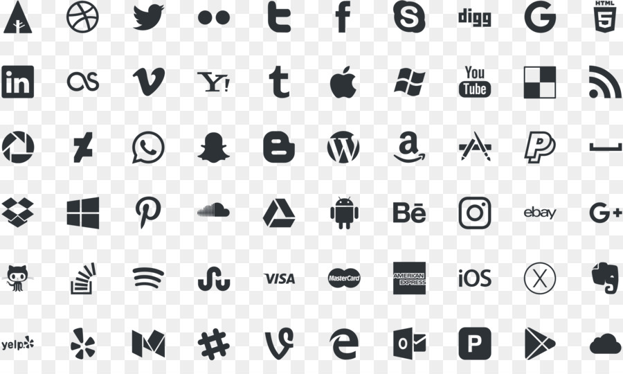 Social media Computer Icons, Blog, Social network - soziale Symbole
