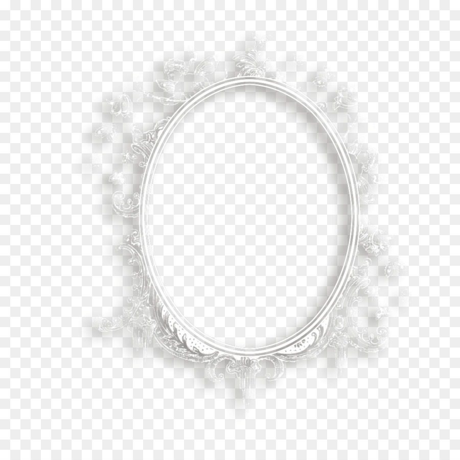 Kreis Silber Oval Körper Schmuck - Eis