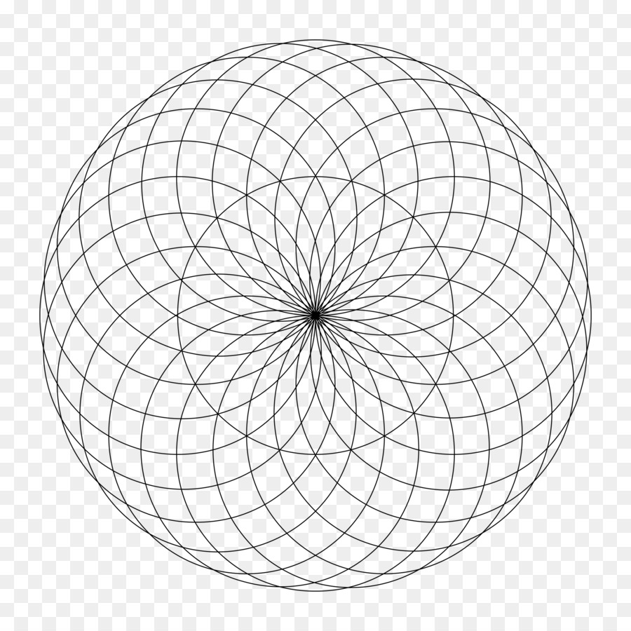 Kreis Geometrie-Muster - Augapfel