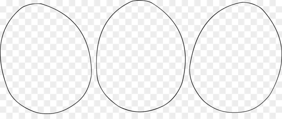 Kreis, Oval, Punkt - weißes ei