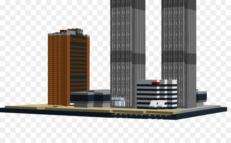 One World Trade Center Building LEGO Fassade - Center