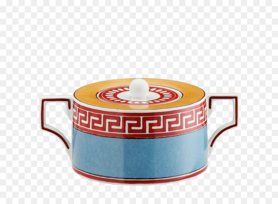 Geschirr Keramik Becher Teekanne Doccia Porzellan - Zuckerdose