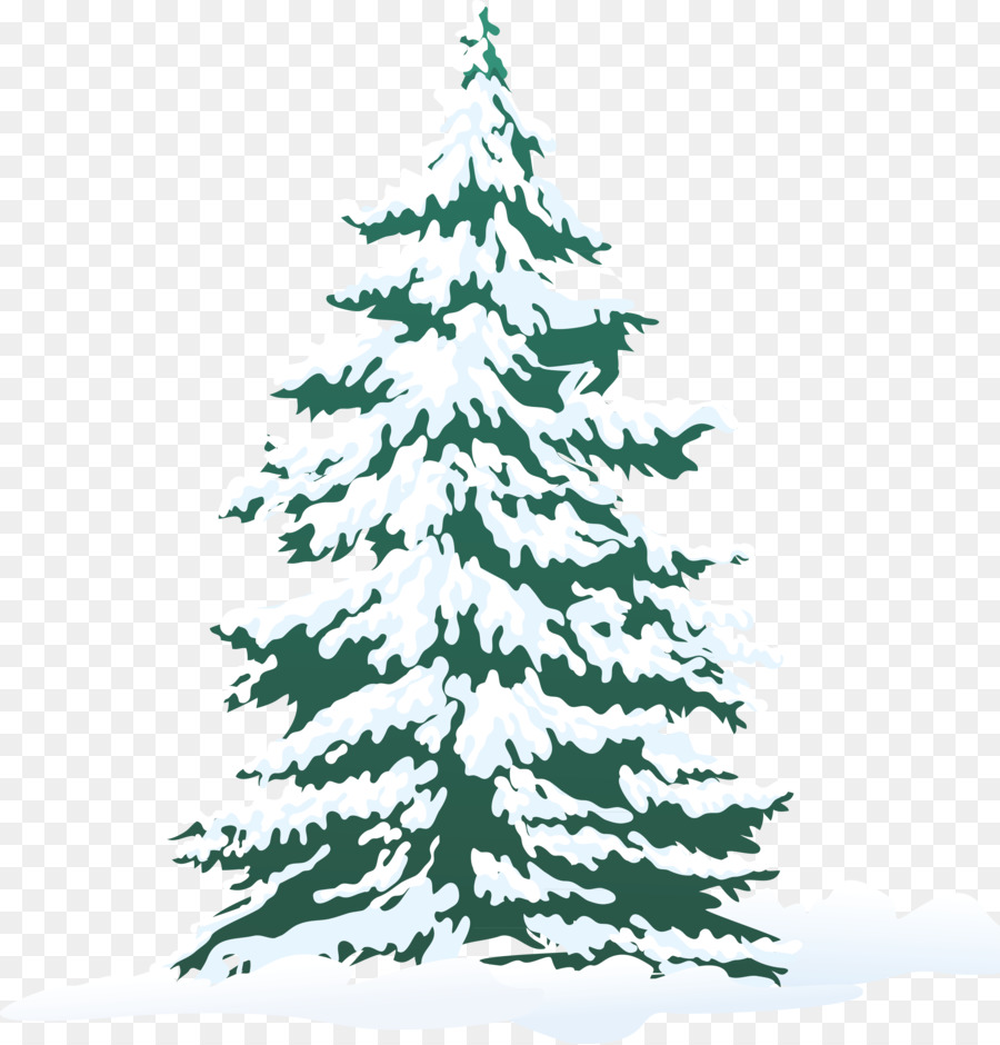 Weihnachtsbaum Clip Art - Schnee Baum