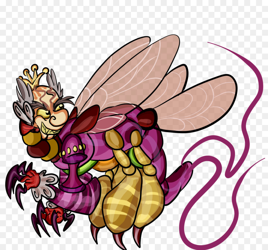 König Candy Charakter-Bösewicht Insekt, Kunst - Fehler