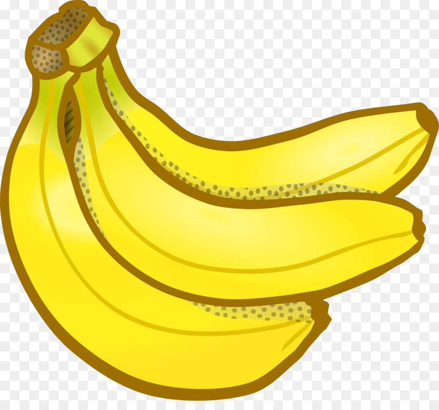 Clip art di budino di banana - foglie di banano