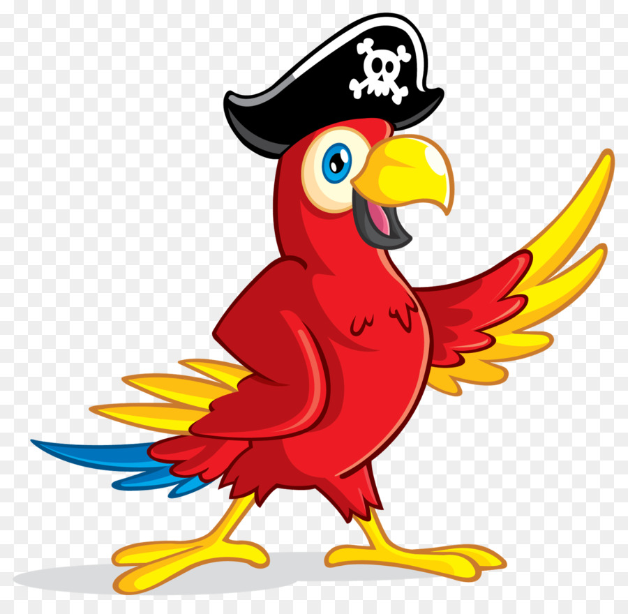 Pirate Cartoon png download - 1600*1550 - Free Transparent Parrot png  Download. - CleanPNG / KissPNG