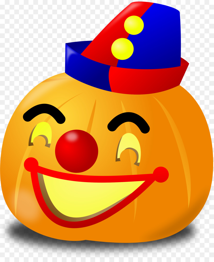 Kürbis Halloween Jack o' Laterne clipart - Clown