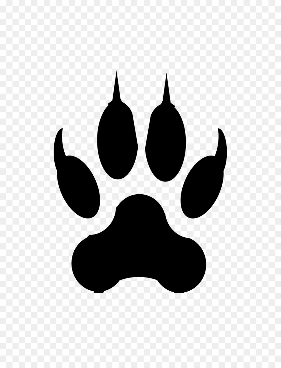 Footprint Hund, Katze, Tiger Clip-art - Footprints