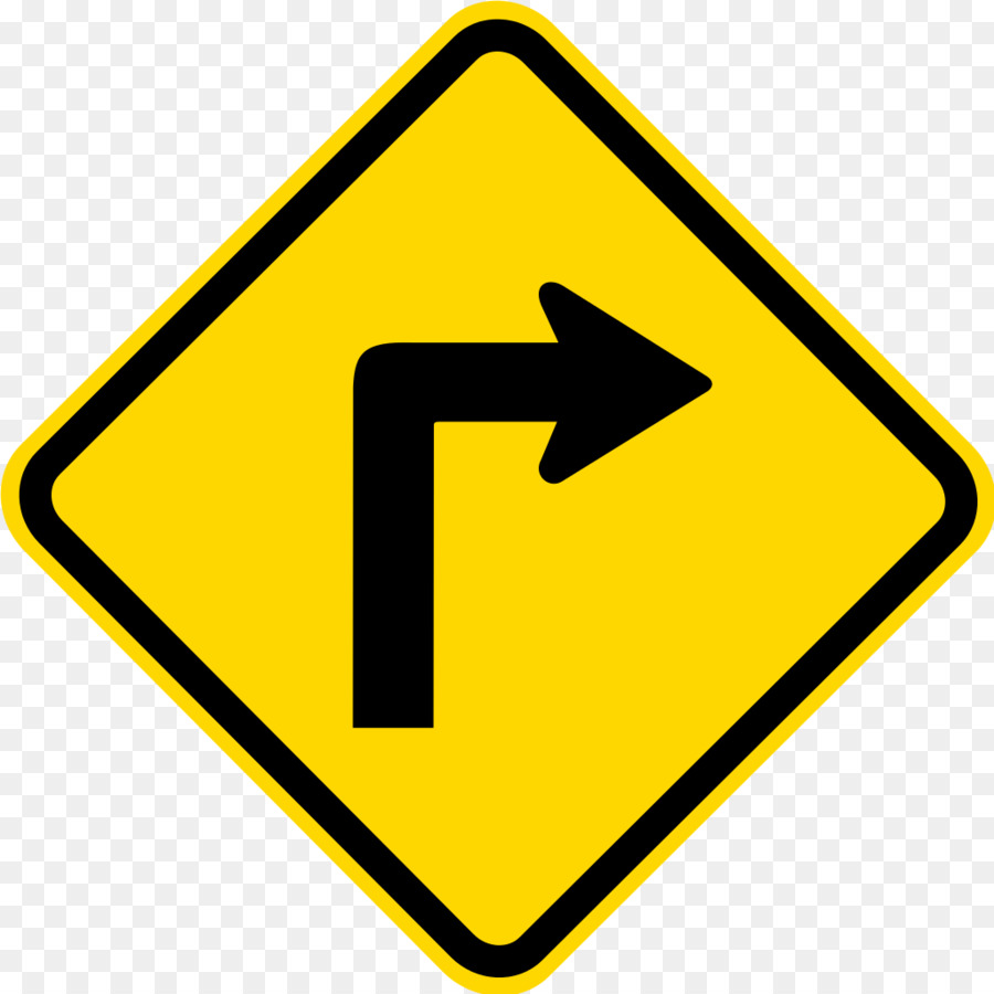 Traffico segno U-turn Strada del segnale di Avviso - Cartello di avvertimento