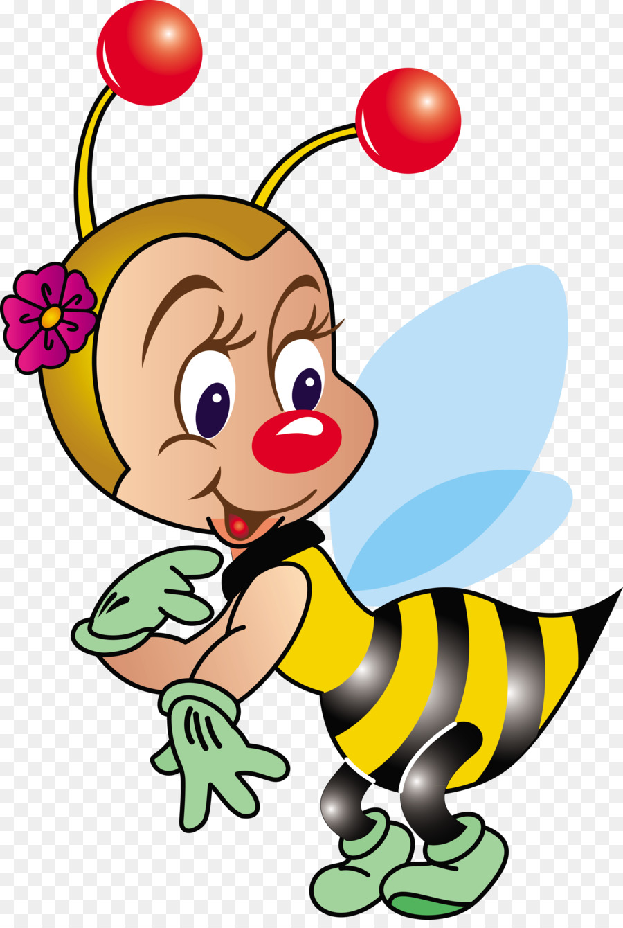 Bee Clip nghệ thuật - con ong