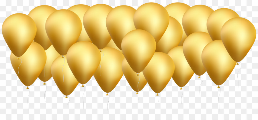 Ballon-Gold Clip-art - Luftballon