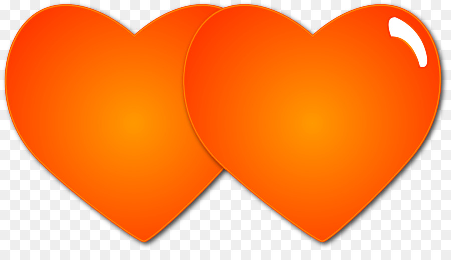 Liebe, Herzen, Orange - Liebe Herz