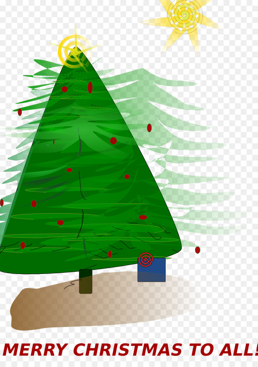 Santa Claus thiệp Giáng sinh trang trí Giáng sinh Clip nghệ thuật - sam cây