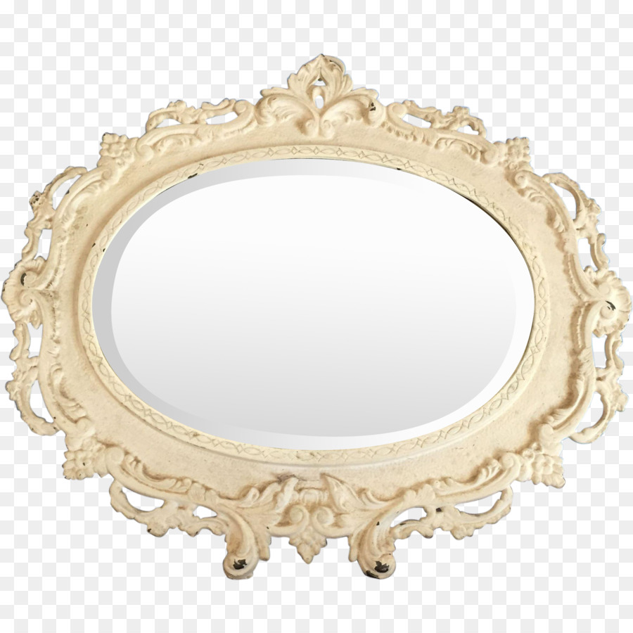 Spiegel Bilderrahmen Oval Kosmetik - Eitelkeit