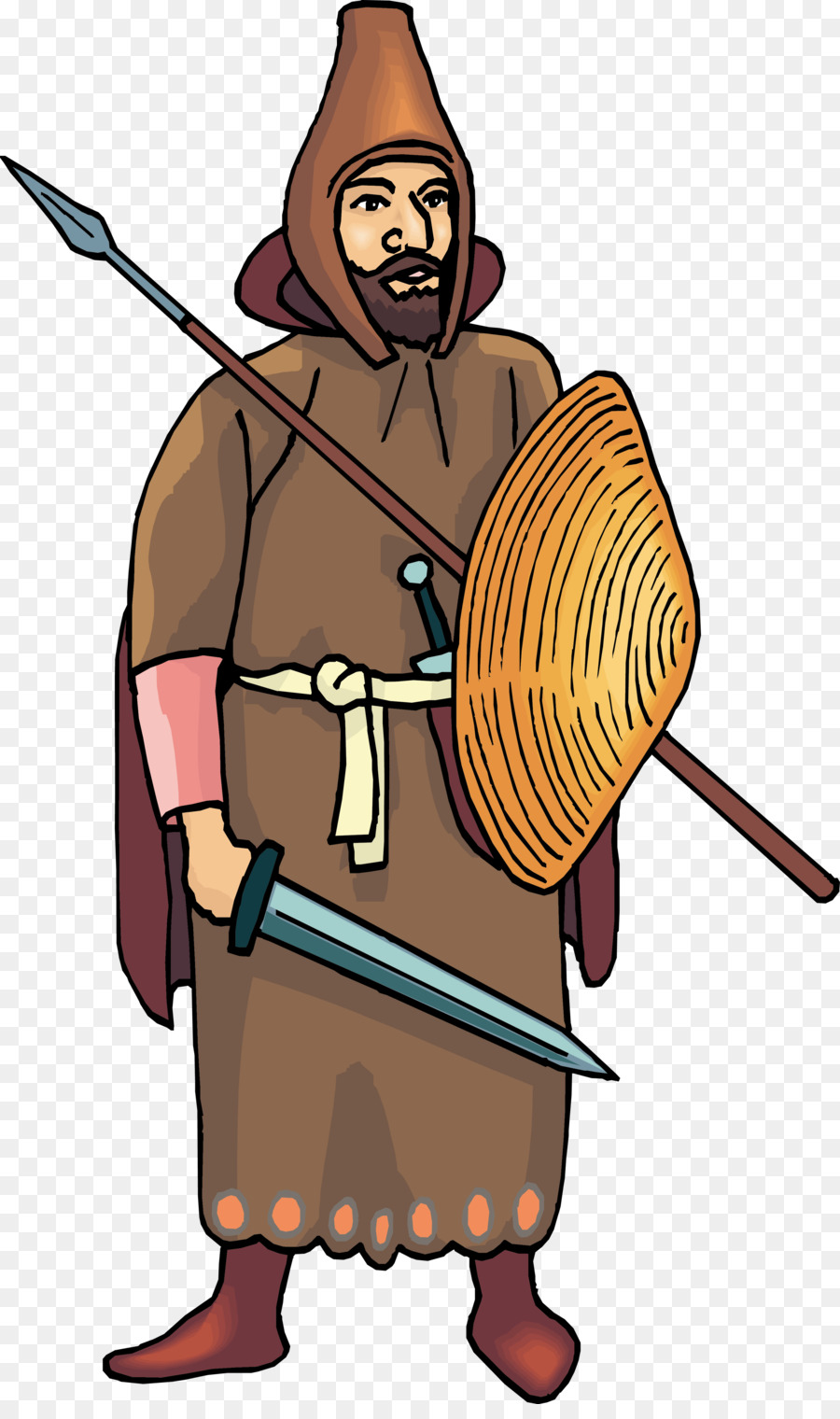 Viking Scandinavia Medioevo Storia Dell'Abbigliamento - vichingo