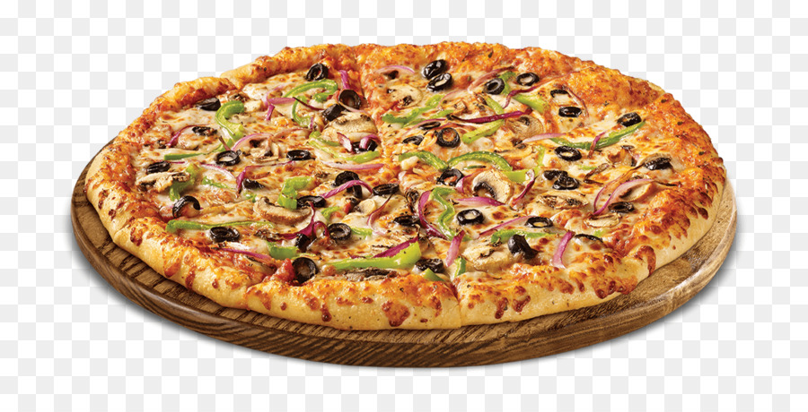 Pizza Buffalo ala Fajita Carne Pepperoni - una fetta di pizza