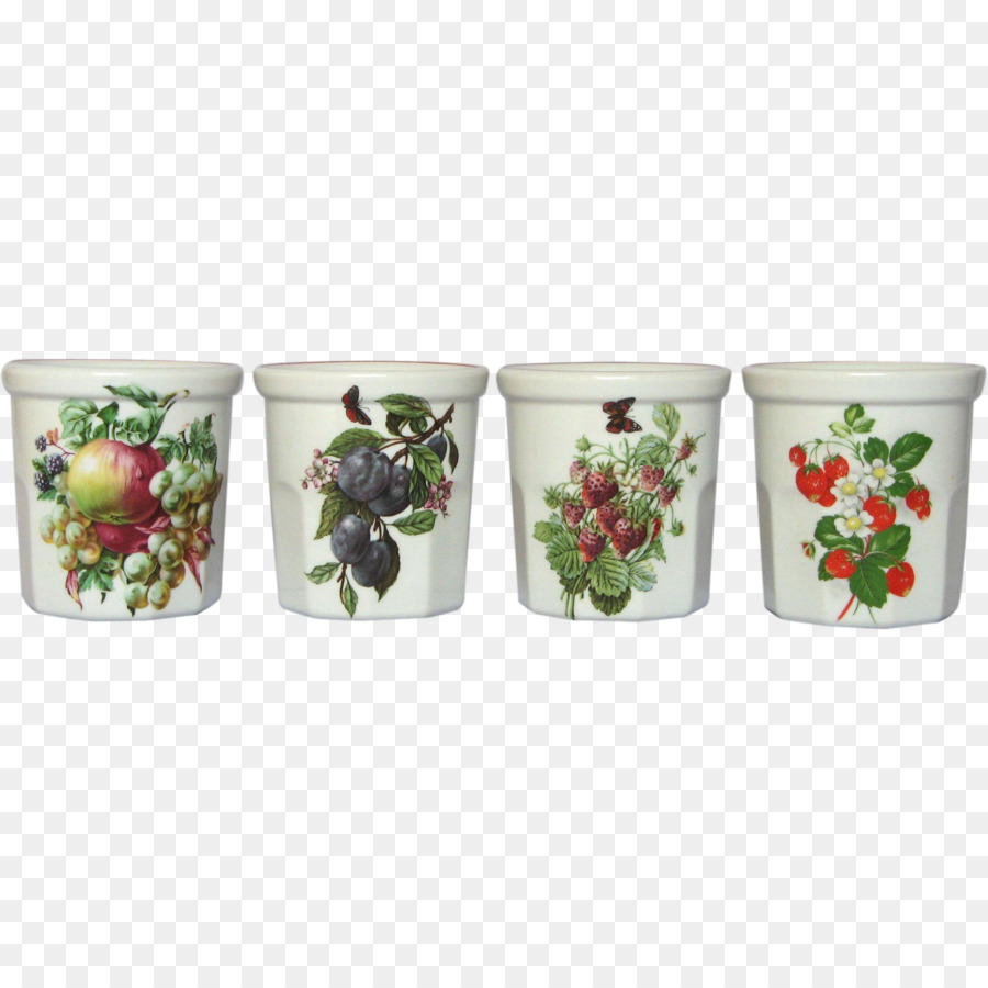 Keramik-Becher-Glas-Porzellan-Blumentopf - Jam jar