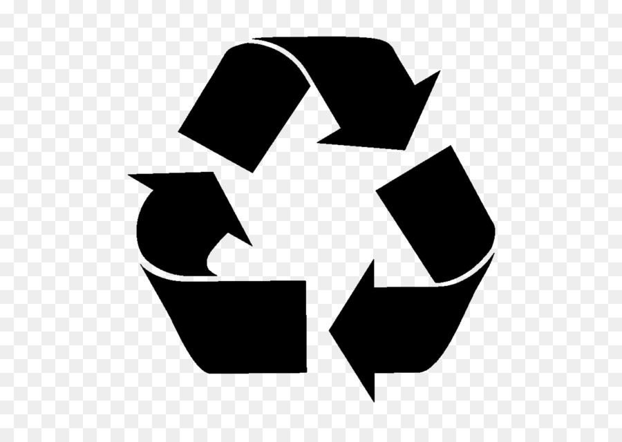 Simbolo del riciclaggio Stencil Spreco di Carta - riciclaggio