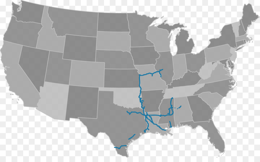 Stati uniti il trasporto Ferroviario Mappa Mondo Geografia - ferrovia