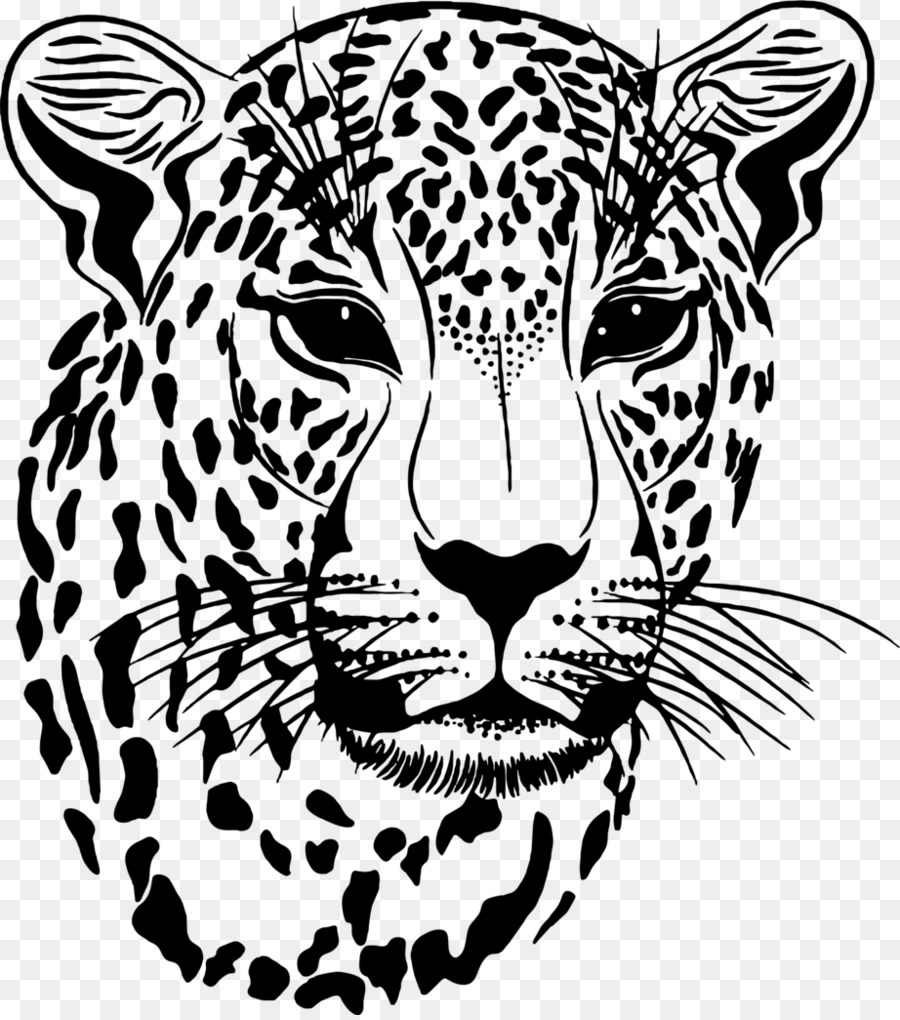 Leopardo nebuloso Jaguar - tiger vettoriale