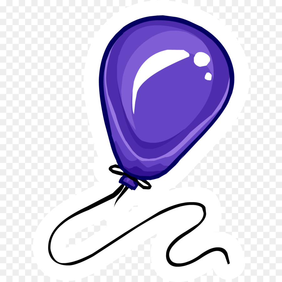 Der Lila Ballon, Violett Clip-art - Ballon