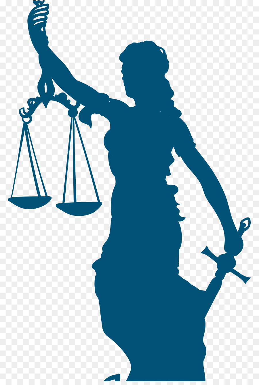 Lady Justice Silhouette