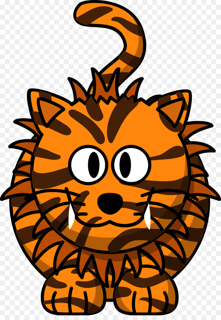 Cartoon Clip Art - Tiger
