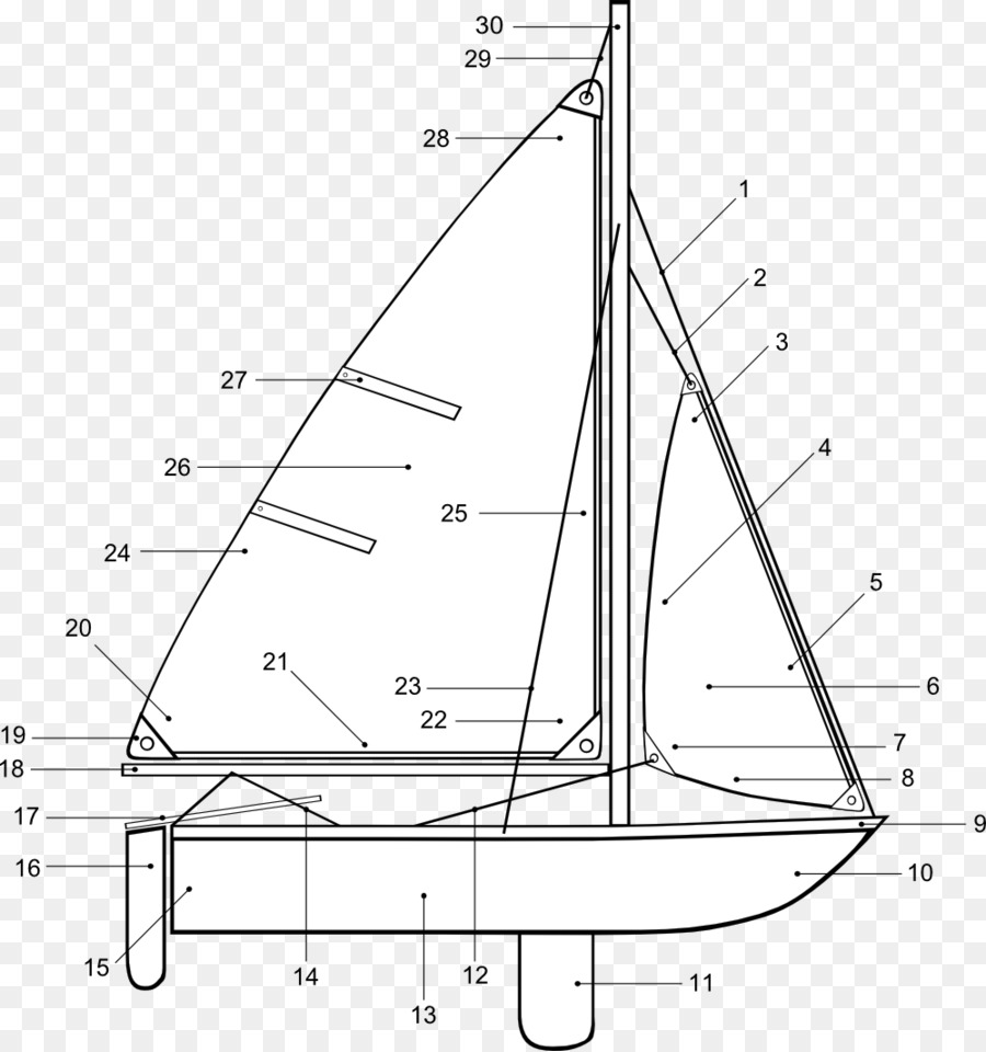 Segelboot Segeln Clip art - holzboot