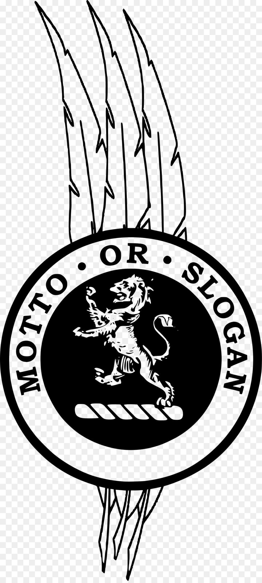 Scozia stemma distintivo del clan Scozzese capo - cresta