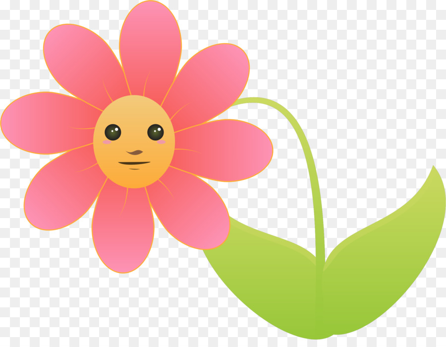 Blume, Smiley Gesicht clipart - Zeichnung Blume
