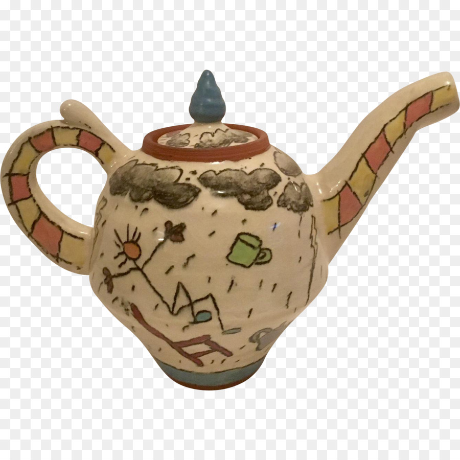 Teekanne Englisch Steingut Geschirr Keramik Porzellan - Teekanne