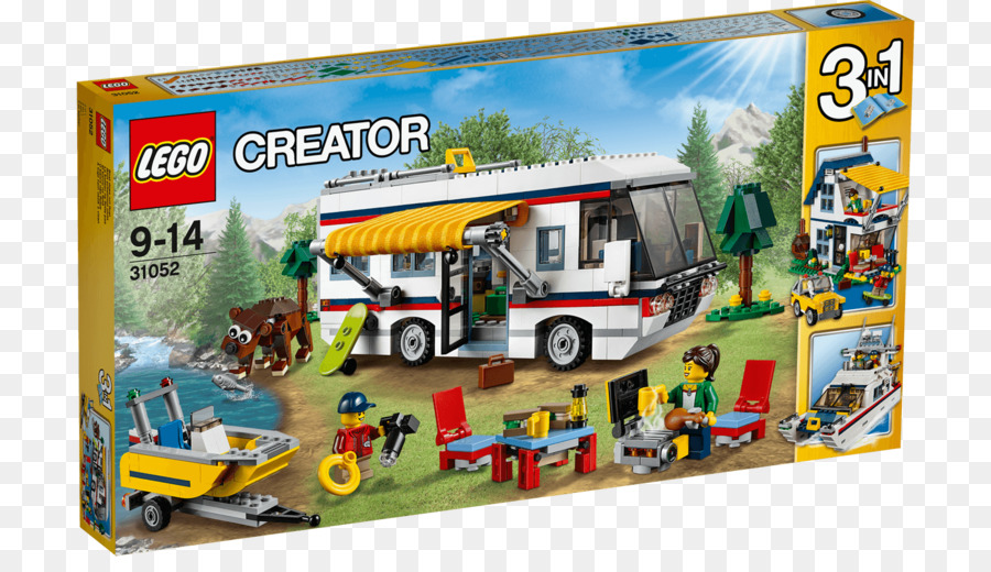 Lego Tạo Đồ chơi xây Dựng Campervans - cắm trại