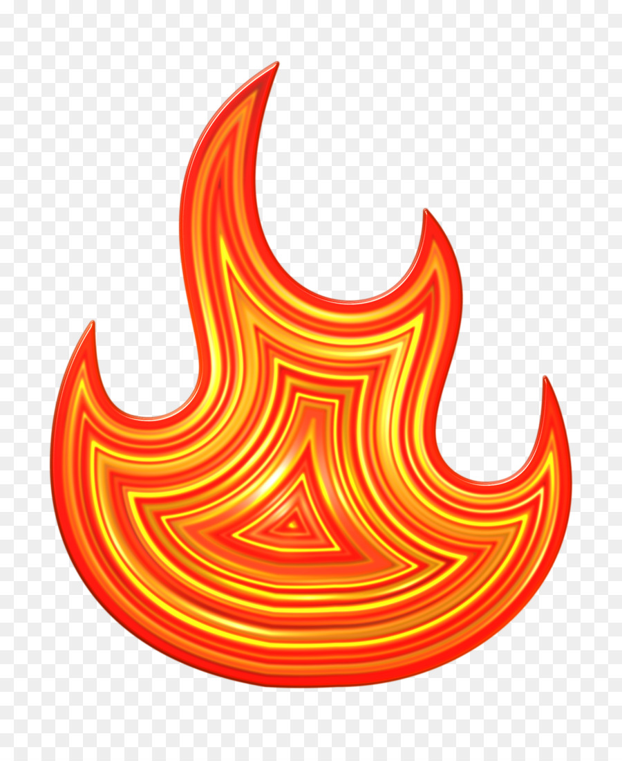 Symbol Zeile Schrift - Feuer