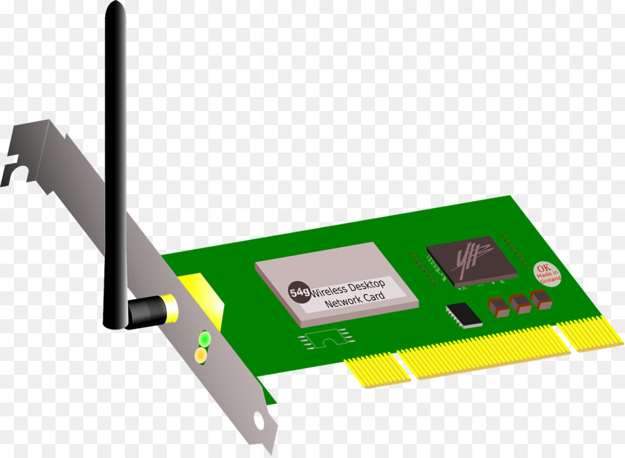 Wi-Fi-Netzwerk-Karten & - Adapter Wireless-Netzwerk-interface-controller Clip-art - Wireless