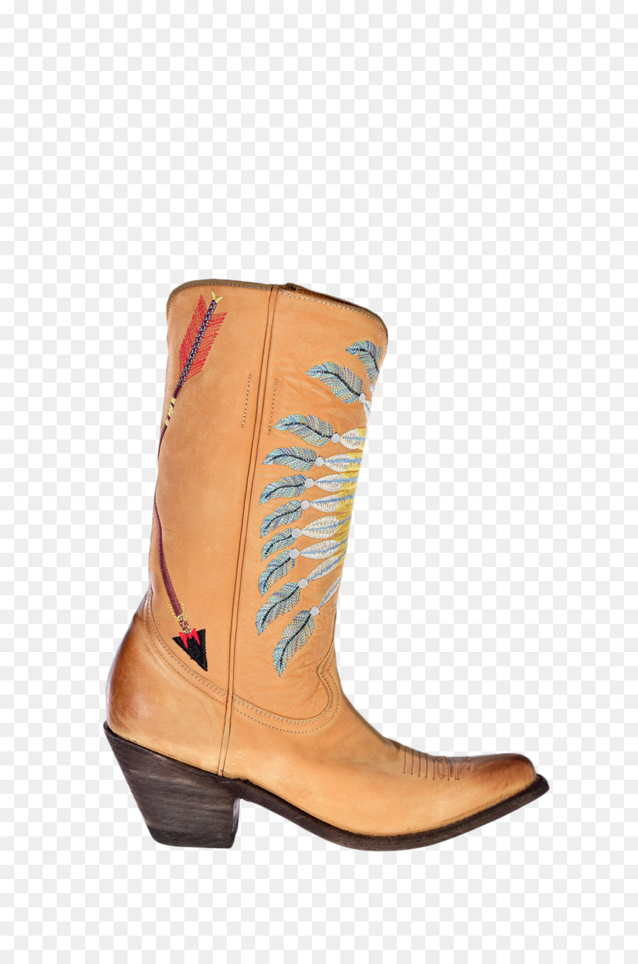Cowboy-Stiefel-Schuhe-Schuh Beige - Cowboystiefel