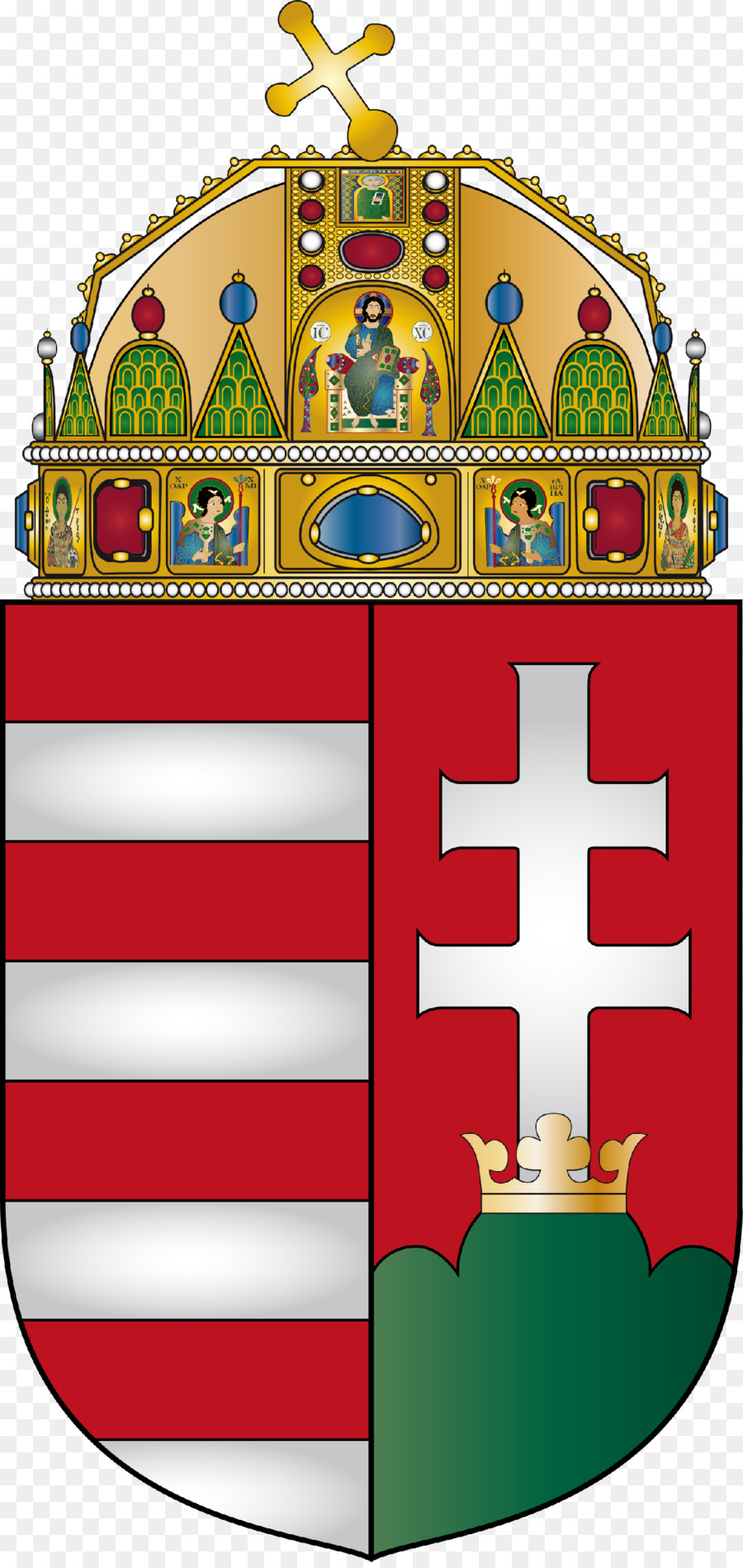 Stemma dell'Ungheria, Austria-Ungheria, Regno di Ungheria Bandiera dell'Ungheria - Cognac