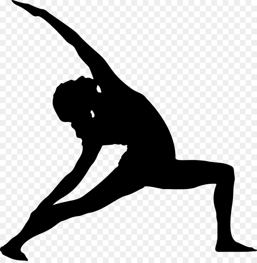 Yoga Körperliche Bewegung Clip art - Silhouette