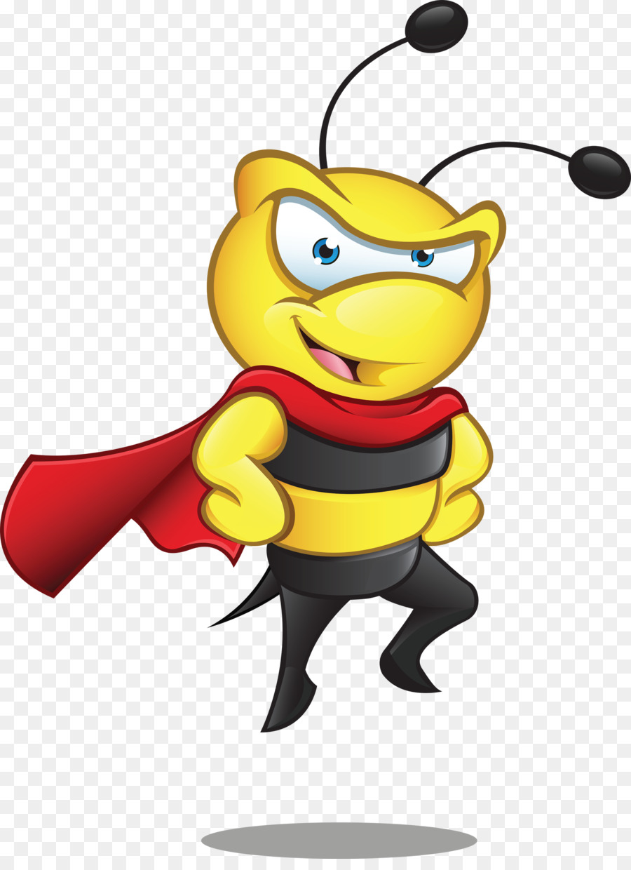 Bee Superheld Royalty-free - Bienen