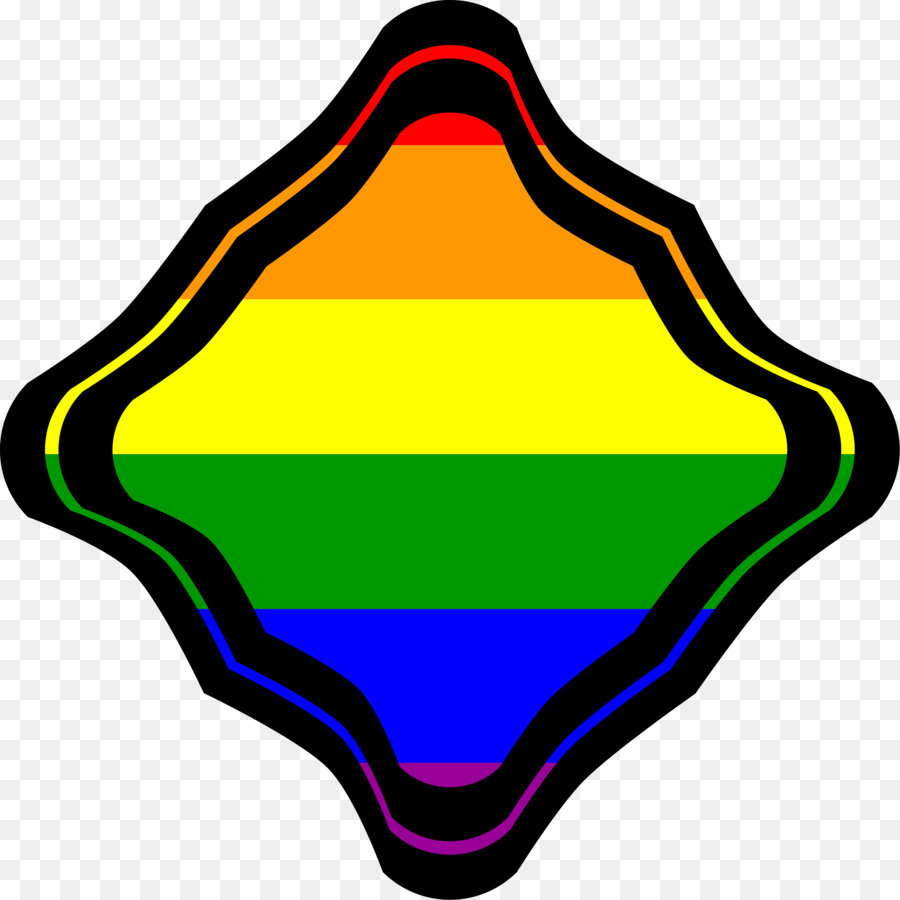Regenbogen-Flagge Gelb Clip-art - Zange