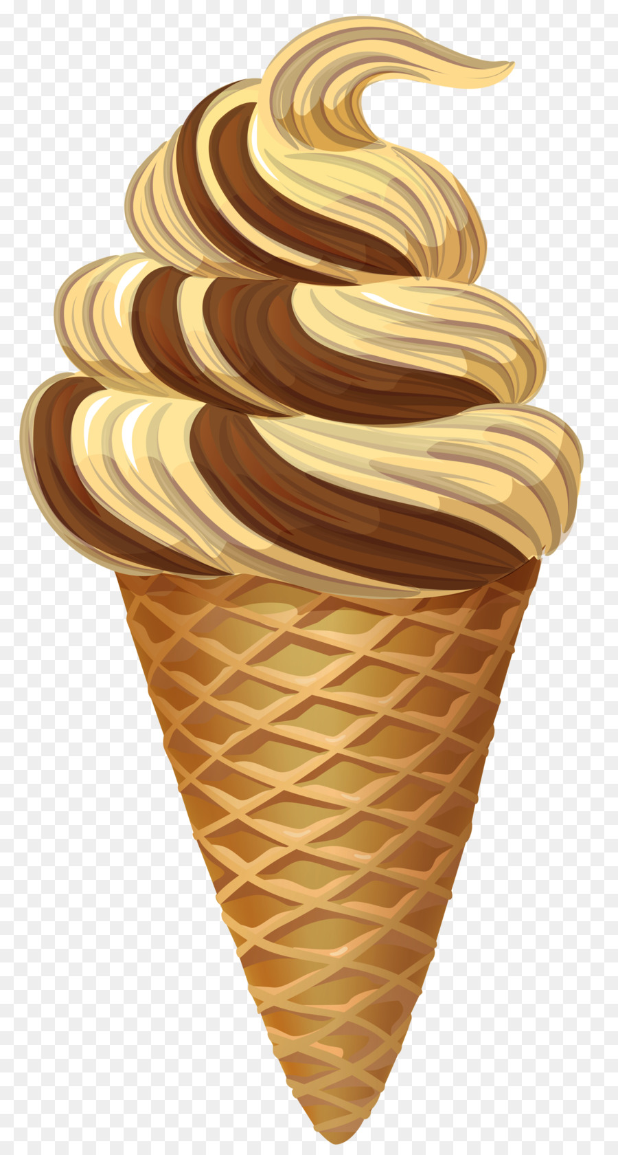 Ice Cream Kegel mit Schokolade Eisbecher - Eis