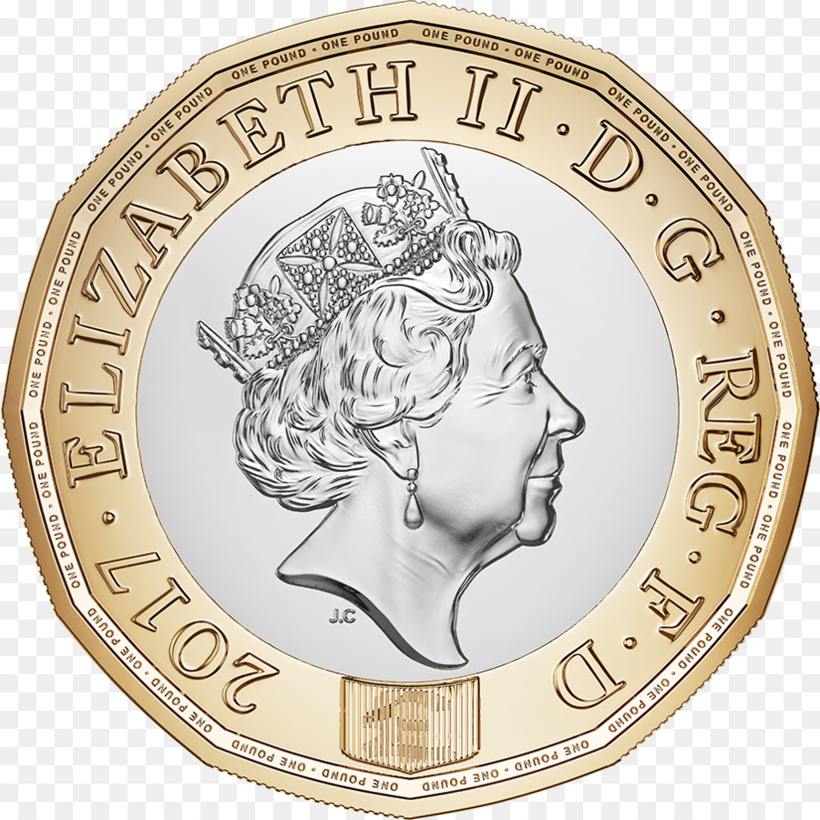 Royal Mint Una Moneta da una sterlina sterlina inglese Legale - monete d'argento