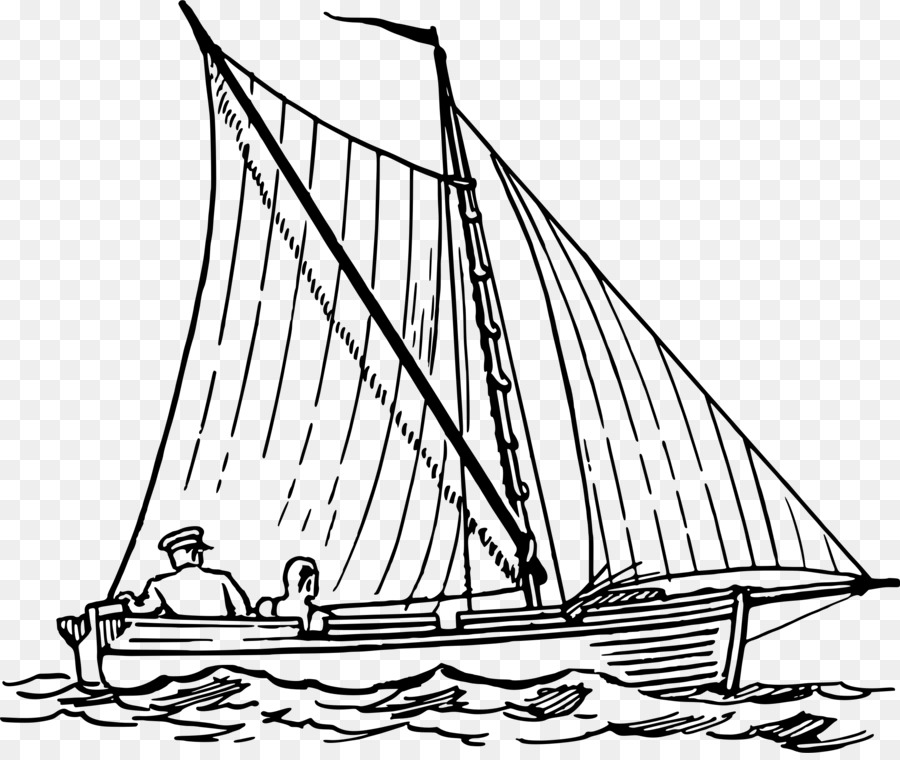 Thuyền Buồm Clip nghệ thuật - tàu và du thuyền