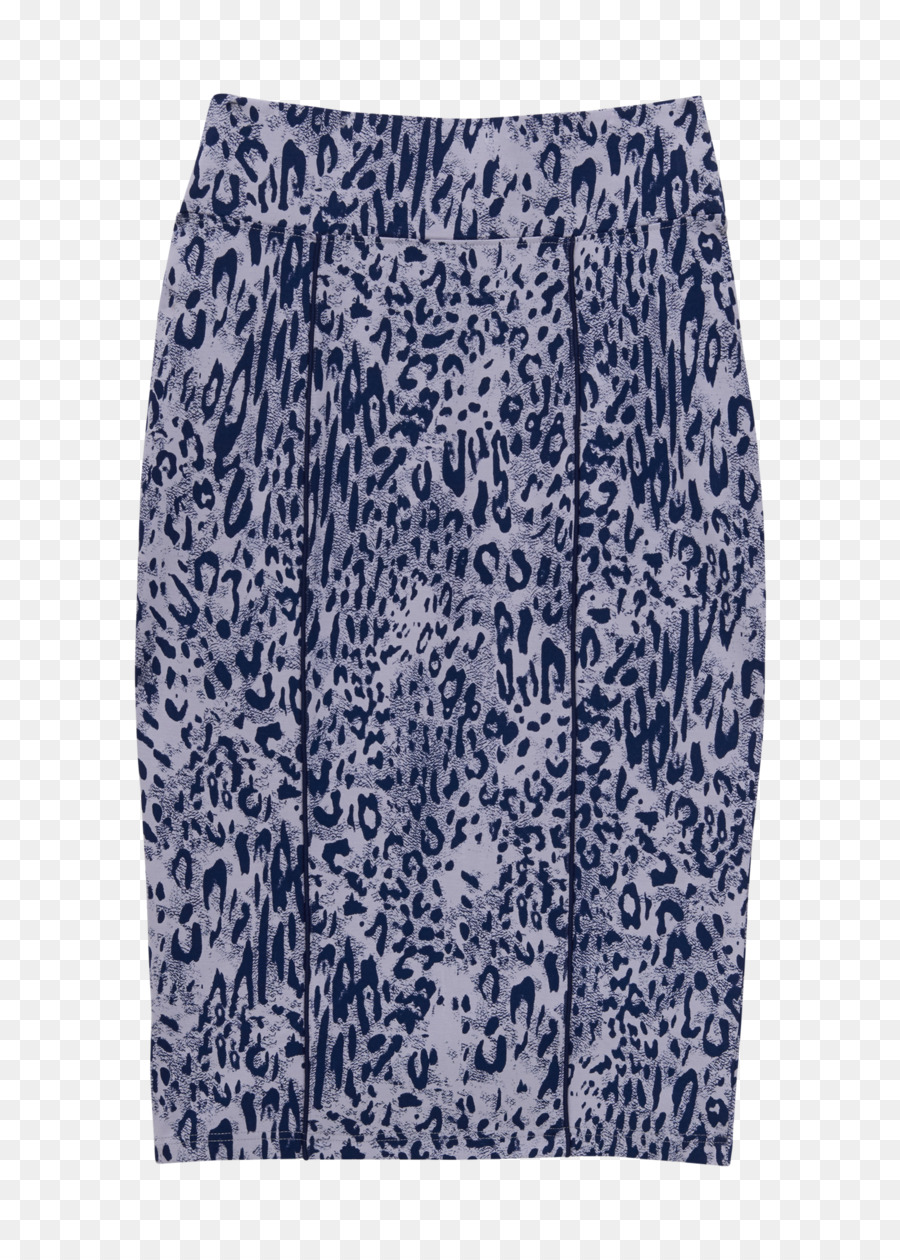 Kleidung-Rock-Shorts-Kobalt-blau Muster - Leopard Print