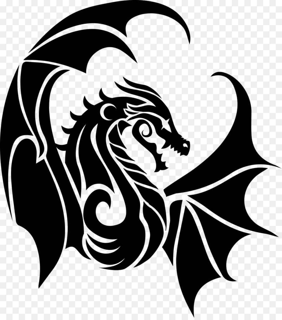 Creatura leggendaria Drago della Mitologia, Fantasia Logo - drago