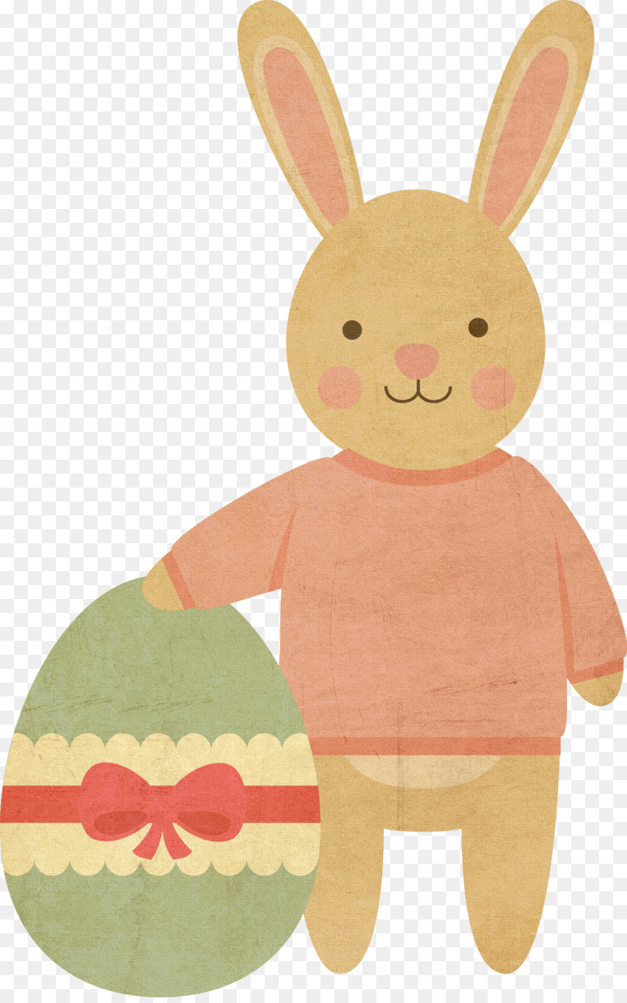 Coniglietto di pasqua, uovo di Pasqua, Pasqua, cartolina di Coniglio - elefante, coniglio