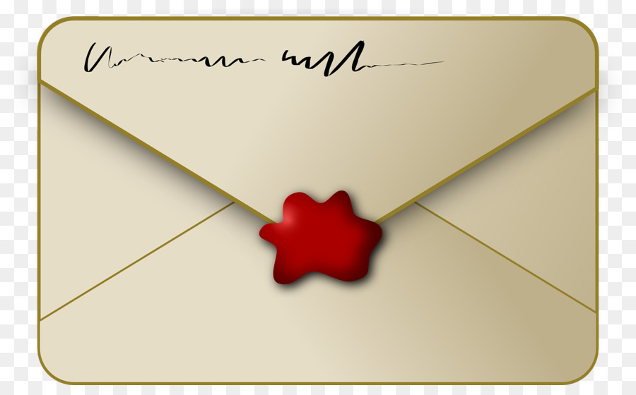 Siegellack Umschlag clipart - Umschlag mail
